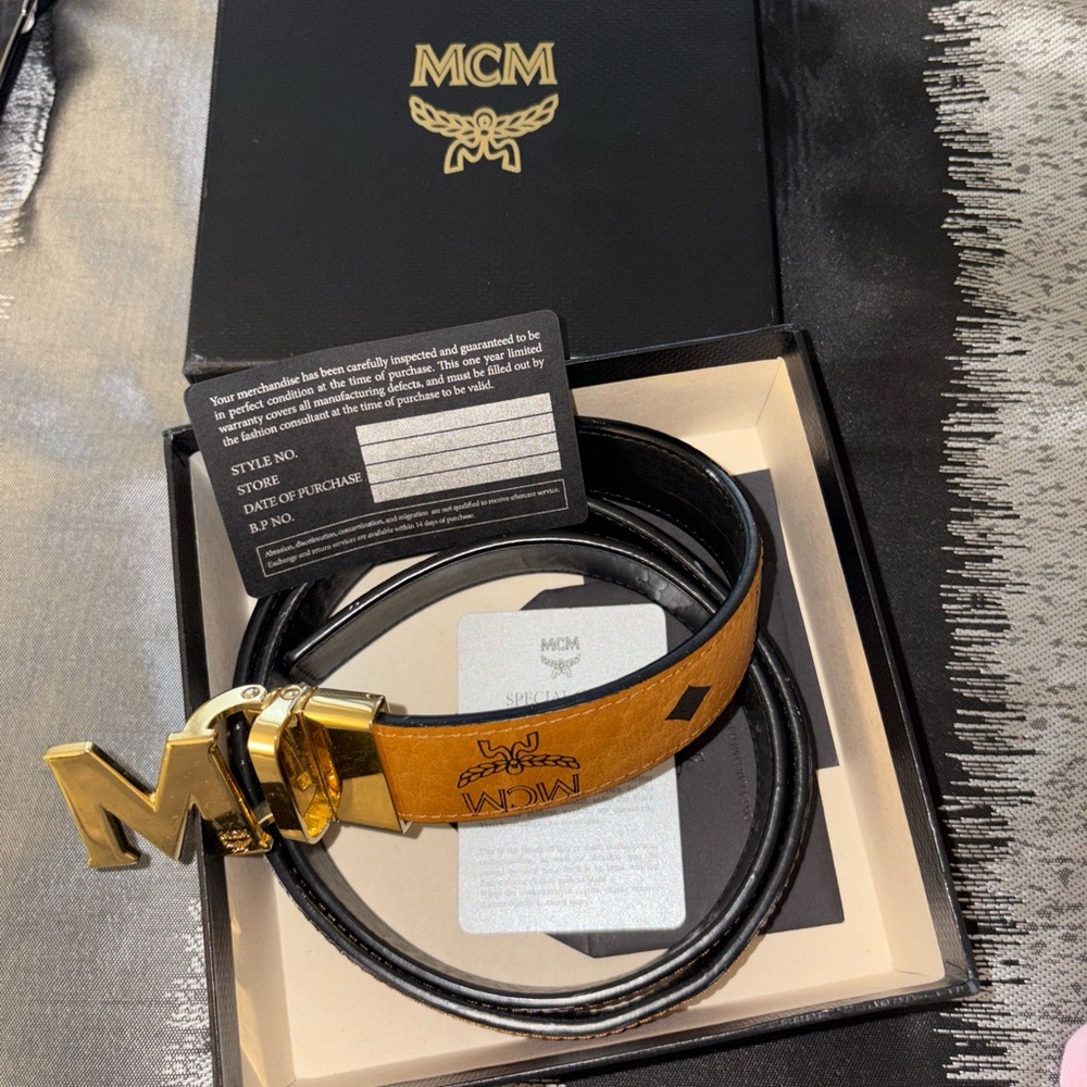 OS women’s MCM belt
